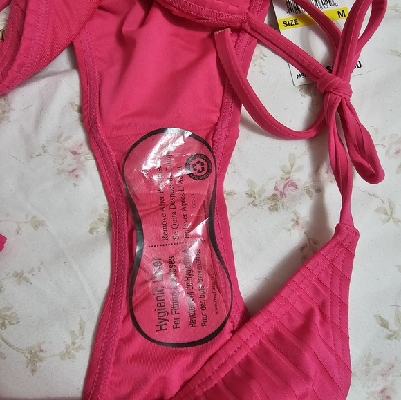 Michael Michael Kors Side Tie Pink Bikini - Picture 8 of 9